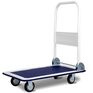 Carro de plataforma 330 lb carretilla plegable almacén de mudanza camión de mano de empuje - Imagen 1 de 9