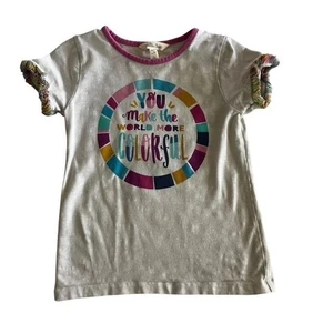Matilda Jane Dream Chasers You Make the World More Colorful Tee Size 6 Years - Picture 1 of 5