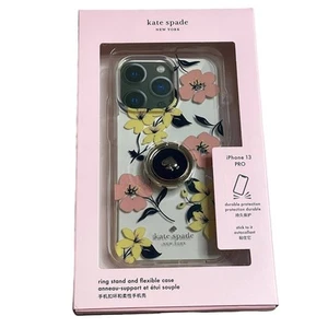 Kate Spade lily blooms stability ring resin iphone 13 pro case - Picture 1 of 8