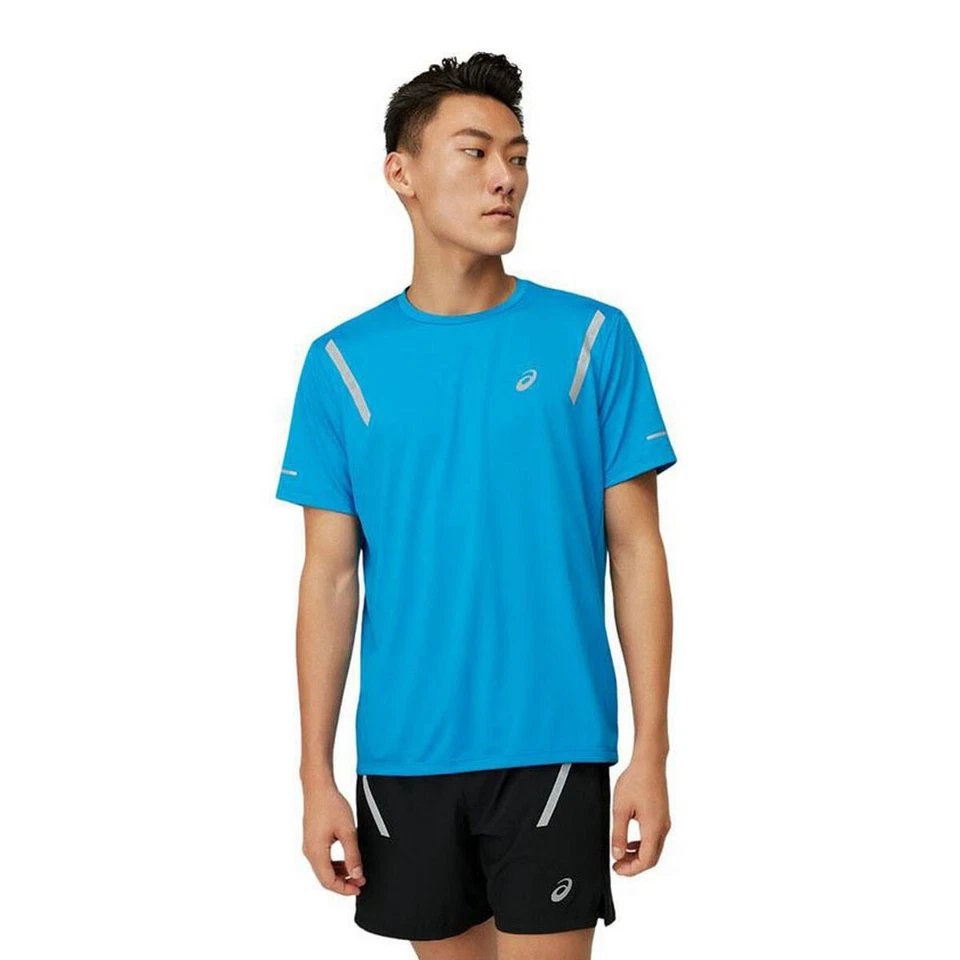 Camiseta de Manga Corta Hombre Asics Life-Show Azul - Imagen 1 de 4