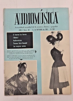 AUDIO MUSICA, No.48 OCTOBER 1961 THERESA STICH-RANDALL / CARLOS CAMPOS - Image 1 of 4
