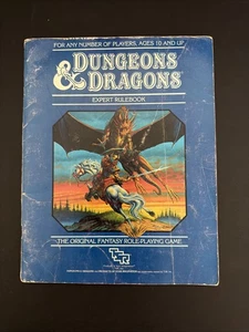 Dungeons and Dragons Expert Rulebook 1983 TSR copertina blu, prima stampa LEGGI - Foto 1 di 11
