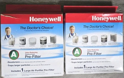 Prefiltro Honeywell A HRF-AP1 Reductor de Olores Repuesto Prefiltro 2 Pk OpenBox Foto 1 de 4