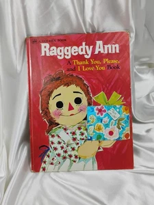 Raggedy Ann Golden Book 1st Golden Press 1st Ed HC 1972, GORGEOUS Copy, LNV - Picture 1 of 7