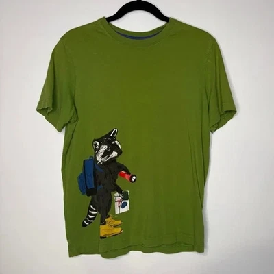 Hanna Andersson Raccoon Graphic Tee Short Sleeve Crewneck Size 160 US14 - Image 1 of 4
