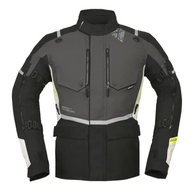 Modeka Trohn Textiljacke dunkelgrau/hellgrau Herren Motorradjacke wasserdicht - Bild 1 von 2