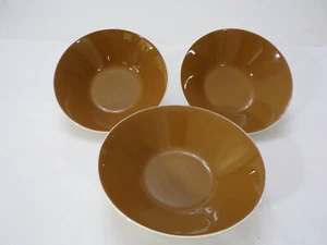 3 Mikasa Cera Piedra Sopa Cereal Ensaladera Marrón 3999 Japón 6-1/2" A través - Imagen 1 de 4