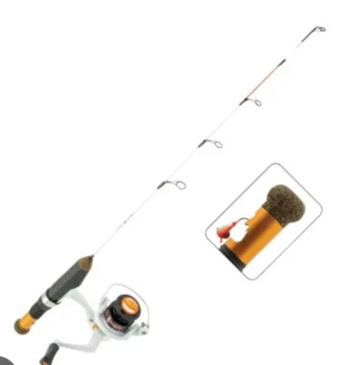 Celsius Rowdy Rod 27" Medium Ice Fishing Rod/Reel Combo bottle openr  #CE-RR27MC - Image 1 of 4