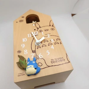 Ghibli Totoro Wall Desk Clock 4MH898-M Studio Japan Anime Display Rare - Picture 1 of 6