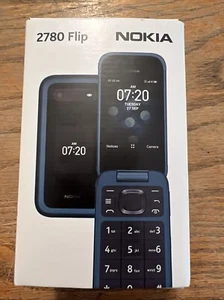 NOKIA 2780 FLIP TA-1420 GSM VERIZON 512MB UNLOCKED FLIP PHONE Blue - NEW SEALED - Picture 1 of 4