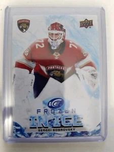 Sergei Bobrovsky - RIPPED Frozen in Ice #FI-34 - 2021-22 Upper Deck Ice - Picture 1 of 2