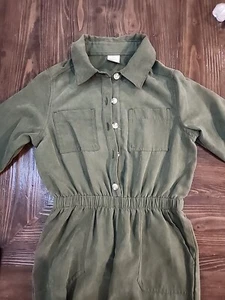 Wonder Nation Girls Juniors Green Short Sleeve Romper Jumpsuit - Picture 1 of 10