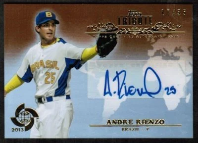 2013 Topps Tribute WBC Sepia #AR Andre Rienzo Auto #/35(REF 11540) - Image 1 of 2