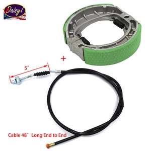 Brake Shoes w/ Brake Cable 48" inch For Honda C70 CT70 CL70 - Picture 1 of 2