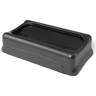 Rubbermaid FG267360BLA Black Swing Top Lid For Slim Jim Containers • 38.76$