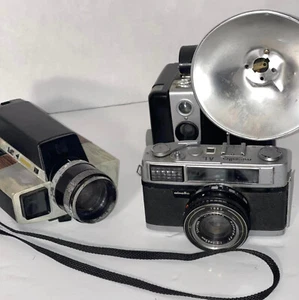 VINTAGE ~ KAMERAS 1) MINOLTA 2) Super 8mm MOVIE 3) KODAK BROWNIE HAWKEYE - Bild 1 von 11