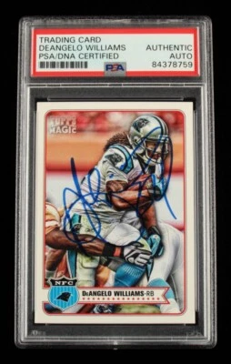 Topps Magic #102 2012 firmado por DeAngelo Williams (PSA encapsulado) - A Foto 1 de 2