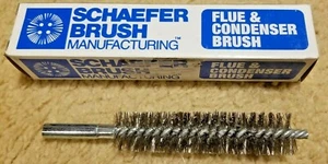 NEW Schaefer 43833 Flue & Condenser Brush 1" Dia. Stainless Double Spiral 12-24F - Picture 1 of 4