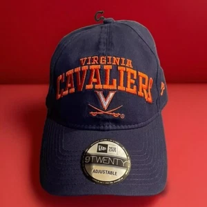 Virginia Cavaliers New Era 9TWENTY Adjustable Hat One Size Navy Orange Brand New - Picture 1 of 6