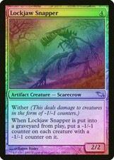 Lockjaw Snapper  FOIL Shadowmoor MtG LP