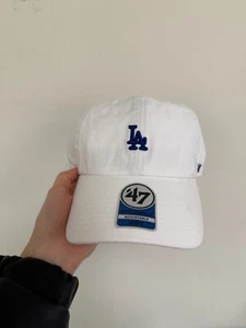 [New] '47 Brand Kid's Los Angeles Dodgers Abate 47 Clean Up Hat - Picture 1 of 8