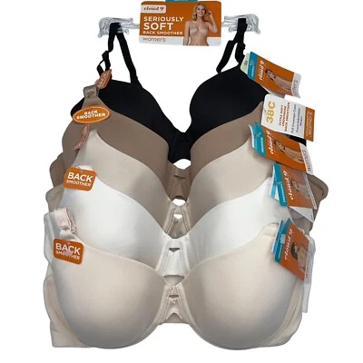 Warner's Bra Underwire Cloud 9 Super Soft Back Smoothing Full Coverage RB1691 - Image 1 of 4