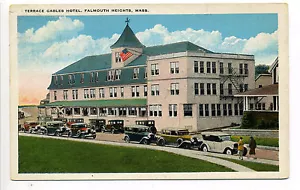 Falmouth Heights MA Mass cars, people message storm, gale, Fall River boat, 1933 - Picture 1 of 2