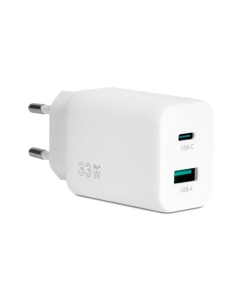 Caricatore Adattatore Universale Vultech CC-233PDCUGWH 1 Porta Type-C + 1 Porta  - Immagine 1 di 1