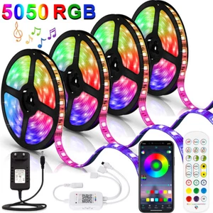 LED Stripe 5050 RGB Leiste Streifen 10m 20m 30m Band Licht Leuchte Lichterkette - Bild 1 von 13