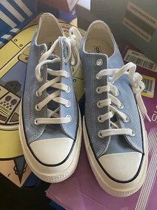 *NEU* Unisex Converse Chuck 70 OX Canvas Cocoon Blue (A04586C), Gr. 9,5 Herren - Bild 1 von 16