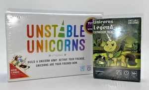 Unstable Unicorns Game & Unicorns of Legend Expansion Pack New NIP Sealed - Picture 1 of 6