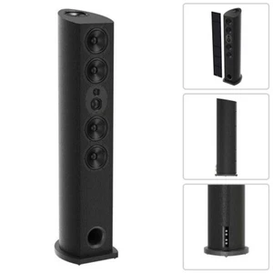 Single 6.5" Tower Speaker 3-Way Floor Standing Loudspeaker Home Theater Cinema - Picture 1 of 5