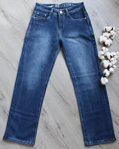 Hollister Men Blue Quality Denim Regular Straight Fit Comfort Jeans Waist 30" - Picture 1 of 5