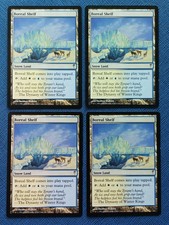MTG 4x Boreal Shelf x4 LP Coldsnap Magic Playset