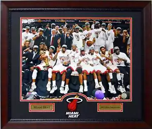 2012 NBA Champions Miami Heat Deluxe gerahmtes Foto Bild - Bild 1 von 1