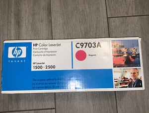 HP LaserJet C9703A Magenta Toner Cartridge for HP laser jet 1500 2500 - Picture 1 of 1
