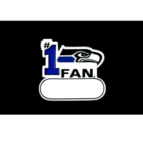 SEATTLE SEAHAWKS #1 FAN MAGNET #1 SEAHAWKS FAN SIZE: 3 BY 3 NEW Cover