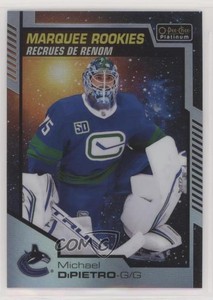 2020 O-Pee-Chee Platinum Marquee Rookies Cosmic /65 Michael DiPietro Rookie RC