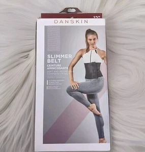 Danskin Body Shaper Waist Trainer Ab Belt Slimmer Easy Hook and Loop Black OS - Picture 1 of 6