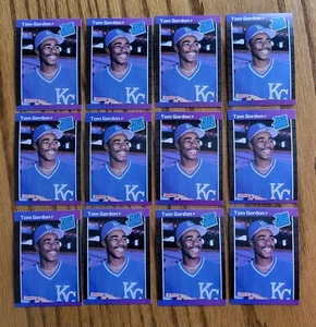 1989 Donruss Tom Gordon Rookie Card #45 Lot of 12 - Picture 1 of 2