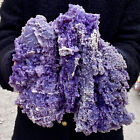 12,78 lb magnifique spécimen minéral d'agate de raisin violet naturel calcédoine cristal