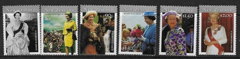 NEW ZEALAND SG2446/51 2001 75th BIRTHDAY OF QUEEN ELIZABETH  MNH Cover