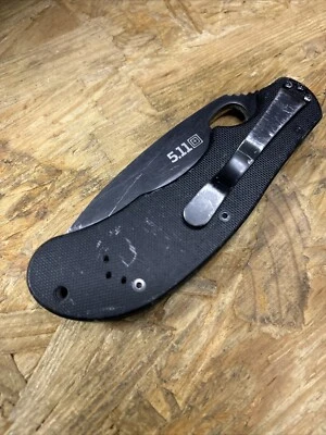 5.11  Tactical Knife 51027 Scout Folder Series Trusted by Professionals Black - Image 1 of 4