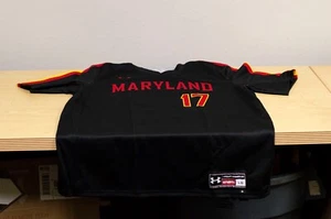MARYLAND TERRAPINS Under Armour Authentic Men Large Showtime Baseball Jersey #17 - Picture 1 of 7