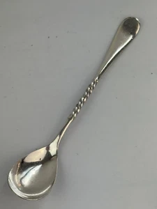 Stratford Silver Co. AXI Twist Design Demitasse Baby Spoon Silver Plated - Picture 1 of 2