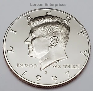 1997 S Kennedy Half Dollar CLAD ✼PROOF✼ - Picture 1 of 2