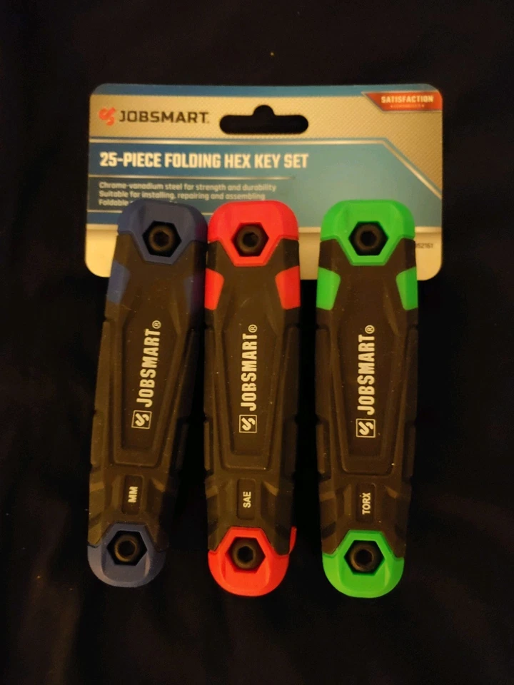 Job Smart 3 Set Folding Hex Key Wrench - Image 1 of 1