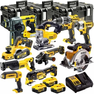 Dewalt DCKT4T10P4 18V XR 10 Piece Power Tool Kit 3 x 5.0Ah Battery Charger & Box - Picture 1 of 17