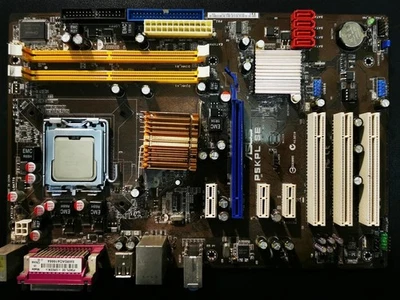 Asus P5KPL SE Rev 2.01G Sockel 775 mit Intel CPU Dual-Core E2200 LESEN ! - Bild 1 von 4