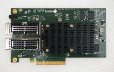 Chelsio T580-CR Dual Port 40GbE PCIe Ethernet Unified Wire Adapter *NO BRACKET* - Image 1 of 4